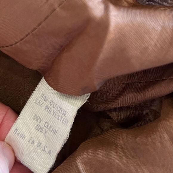 Vintage Ann Taylor Floral Tapestry Blazer Jacket Size 10 Made in USA - Picture 5 of 10